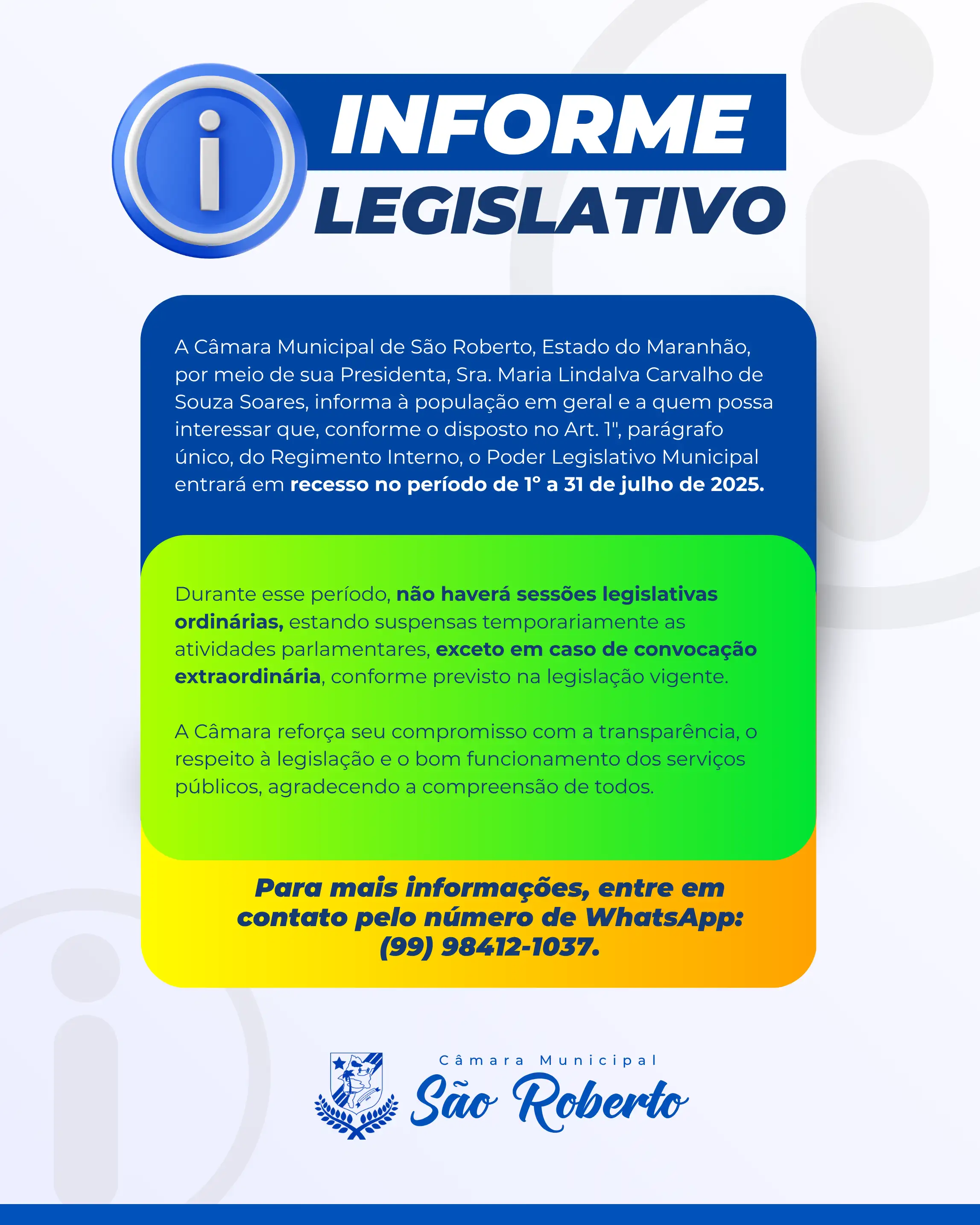 INFORME LEGISLATIVO