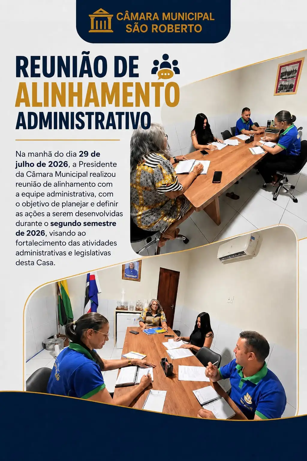 Reunião de Alinhamento Administrativo