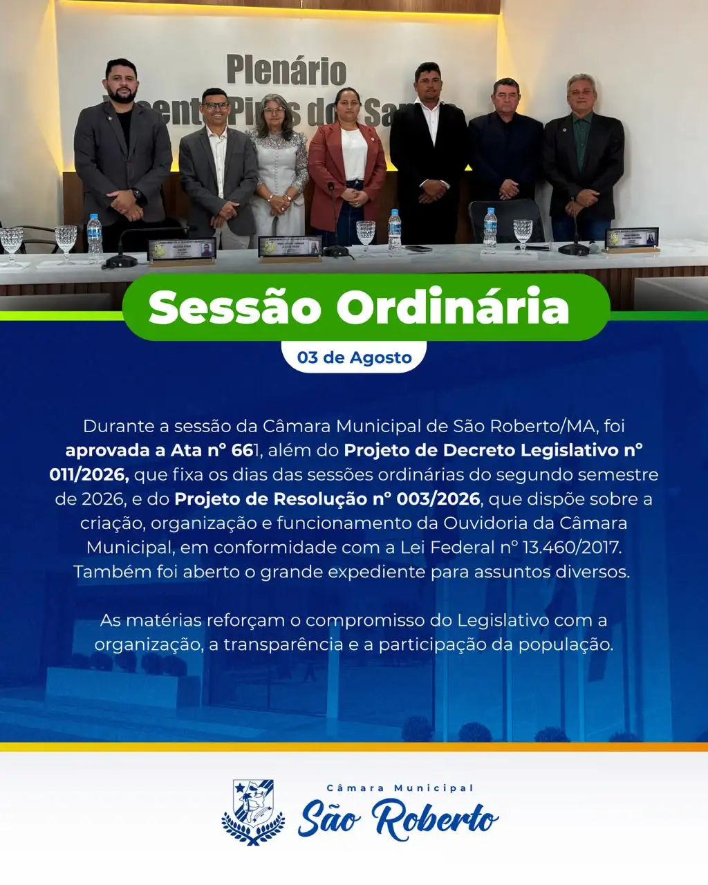 Sessão Ordinária
