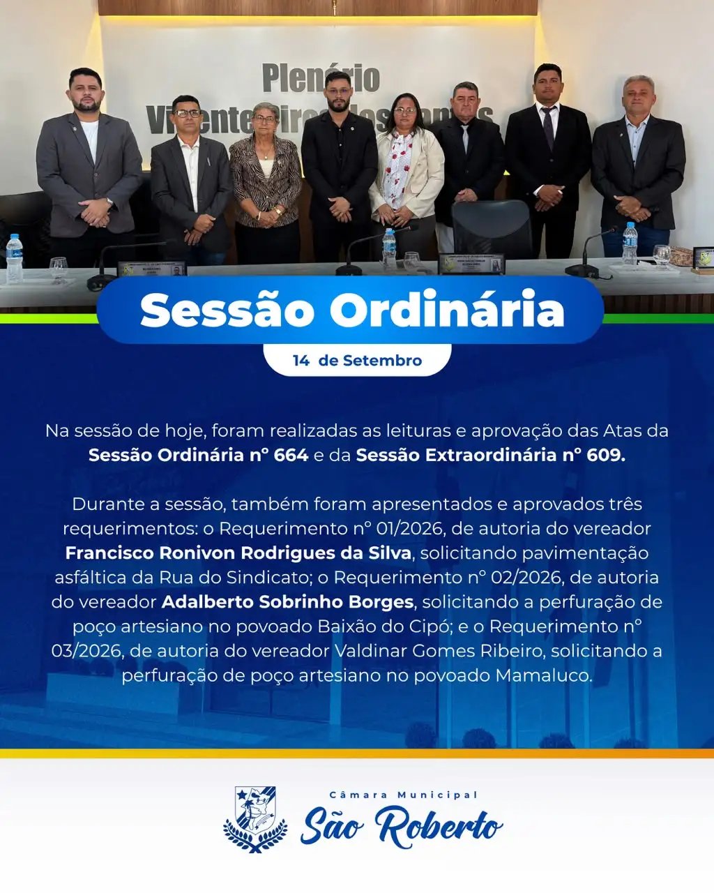 Sessão Ordinária