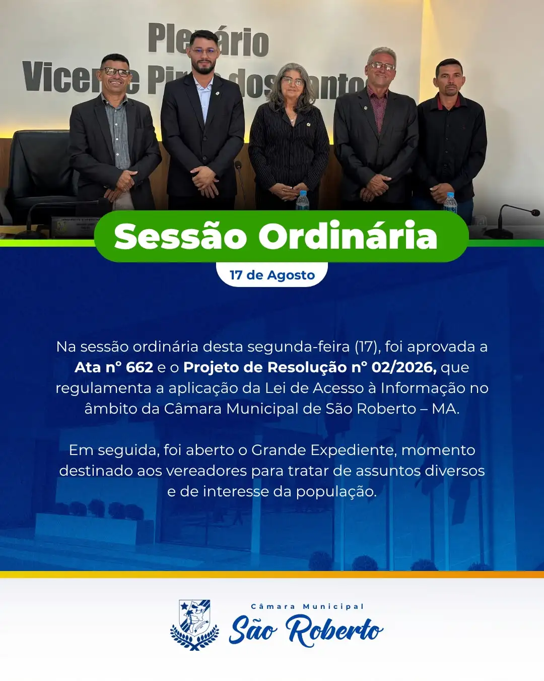 Sessão Ordinária