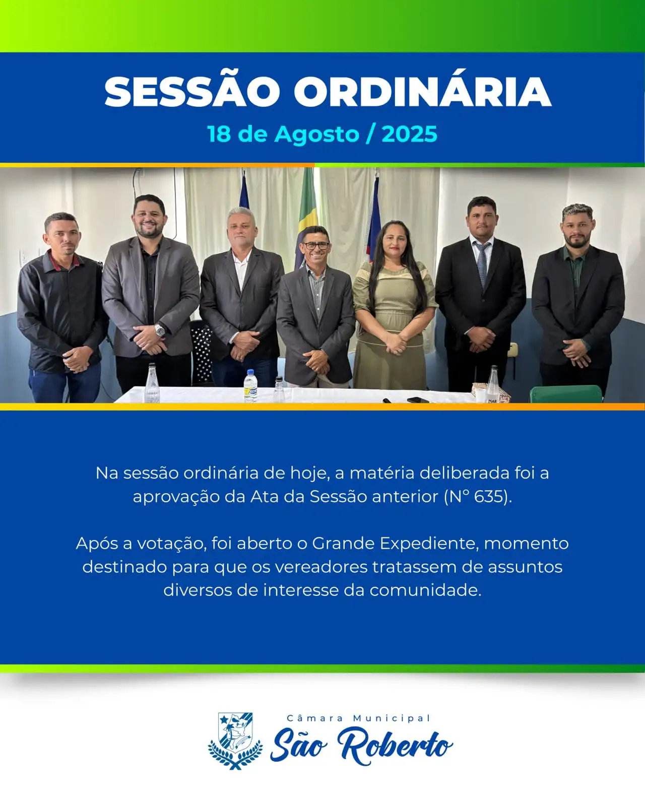 Sessão Ordinária