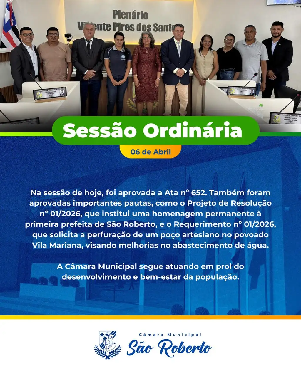 Sessão Ordinária