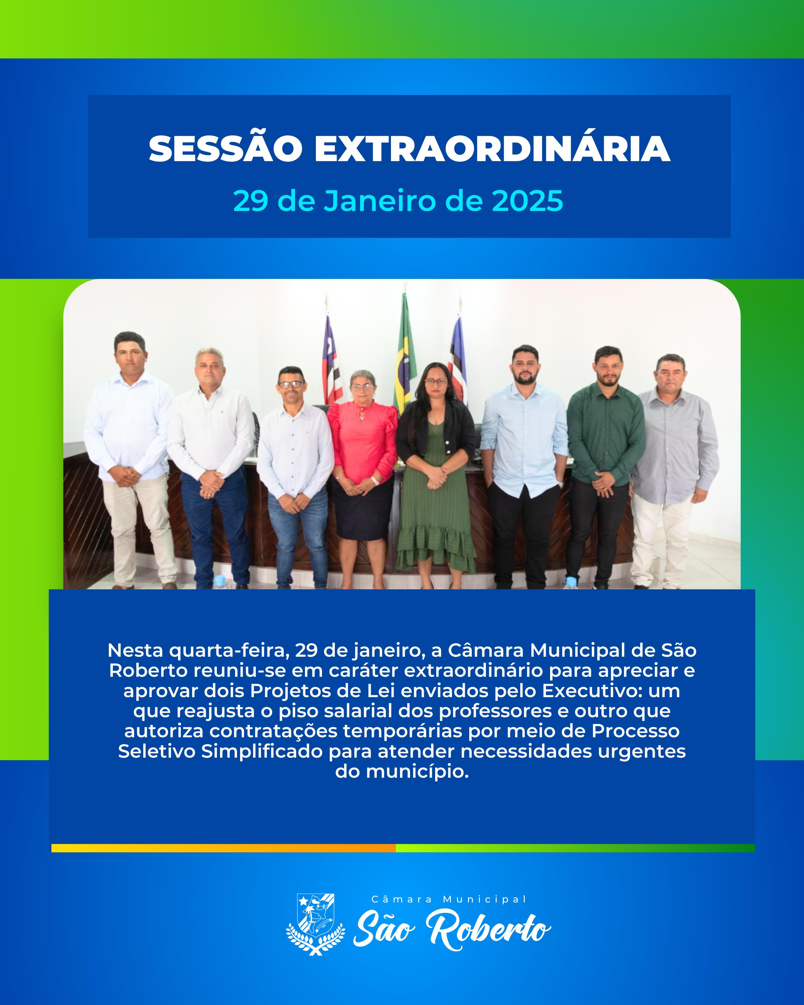 Sessão Extraordinária