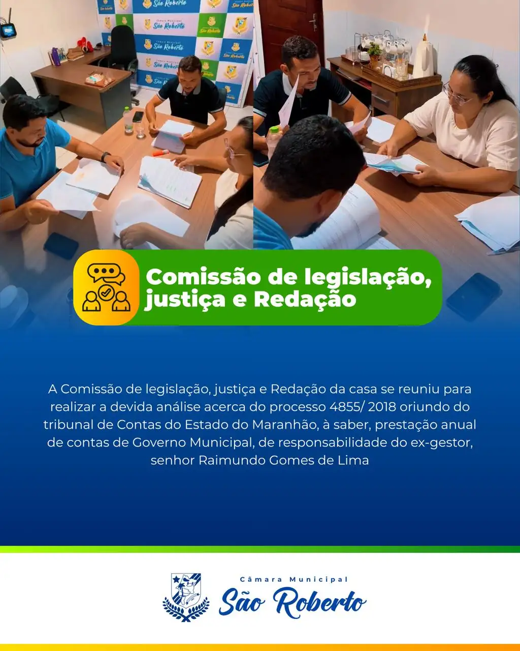 Reunião da Comissão de Legislação Justiça e Redação
