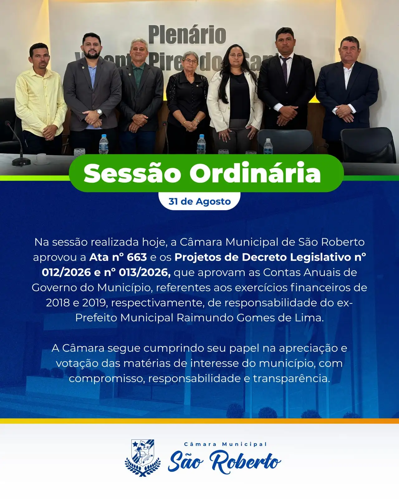 Sessão Ordinária